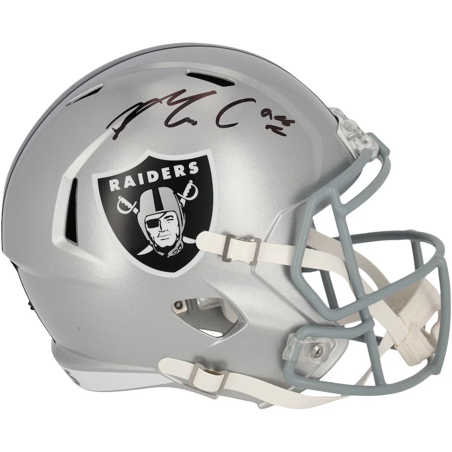 Maxx Crosby Autographed Oakland Raiders Full Size Speed Helmet Fanatics