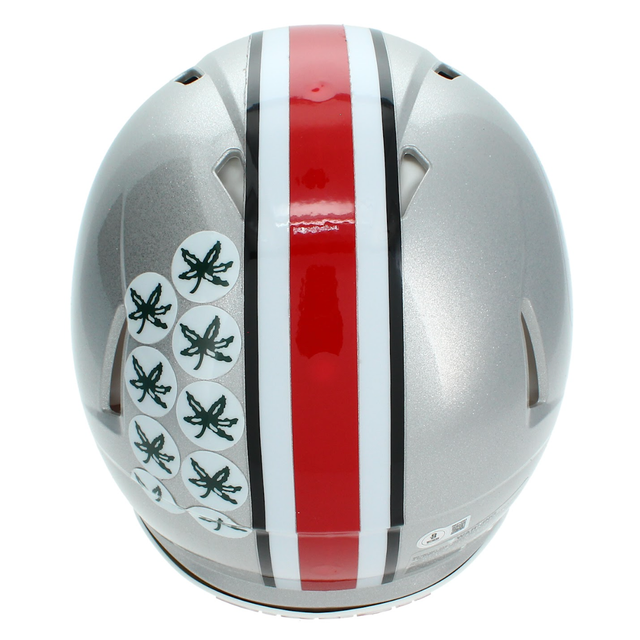 Quinshon Judkins Autographed Ohio State Buckeyes Speed Authentic Helmet Beckett