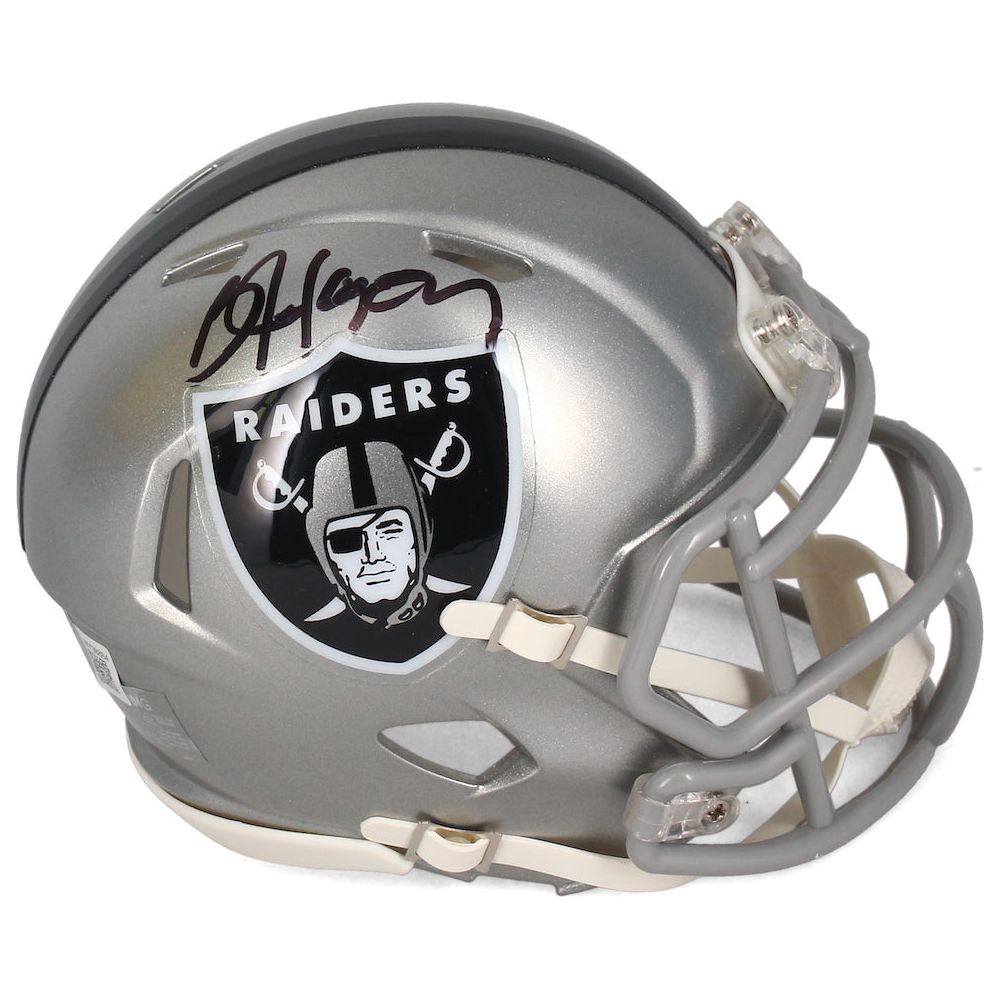 BO JACKSON Autographed Los Angeles Raiders Mini Flash Speed Helmet BECKETT