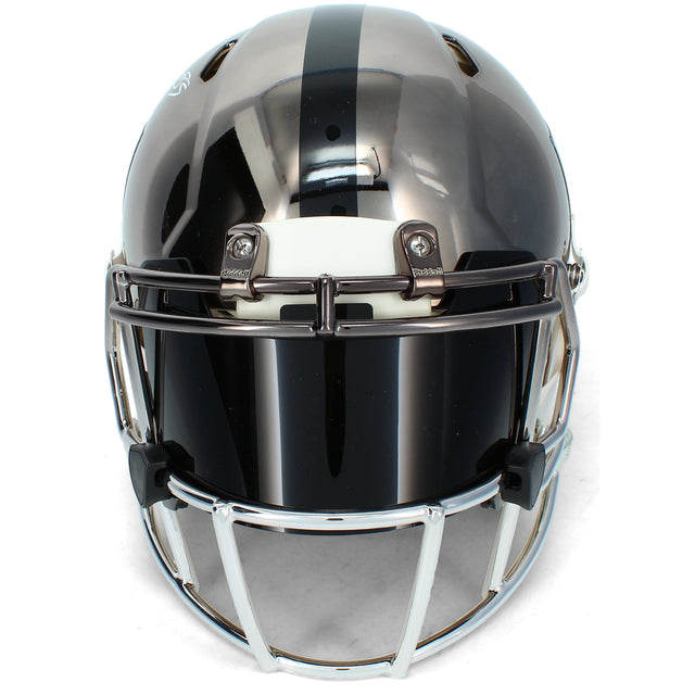 Brock Bowers Autographed Las Vegas Raiders Custom Spectra Chrome Speed Authentic Helmet Beckett