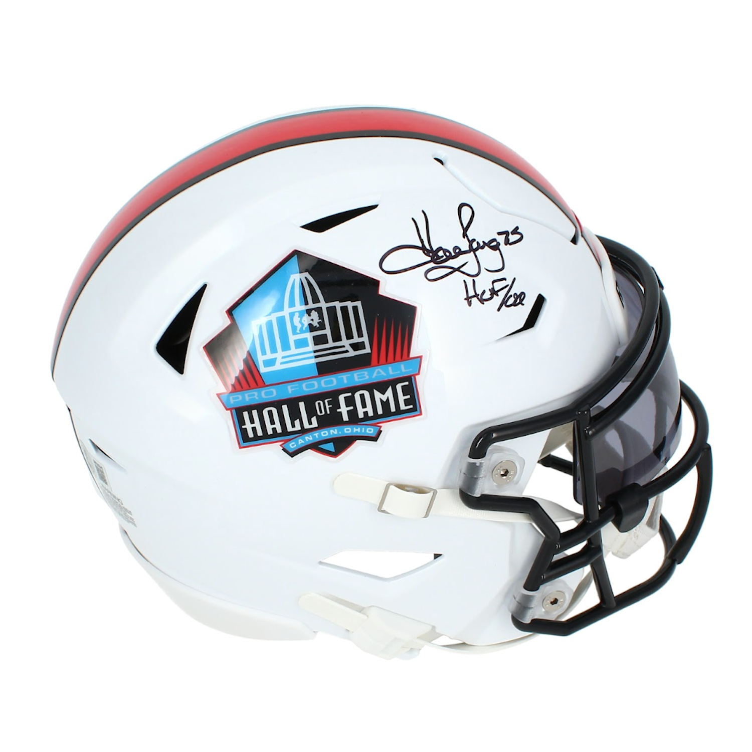 Howie Long Autographed & Inscribed Las Vegas Raiders "HOF 00" Hall of Fame Logo SpeedFlex Midi Helmet Beckett