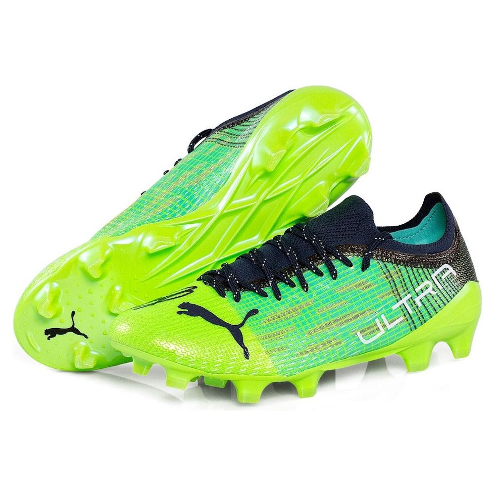 CHRISTIAN PULISIC Autographed Green Puma Ultra 1.3 Cleats PANINI LE 25