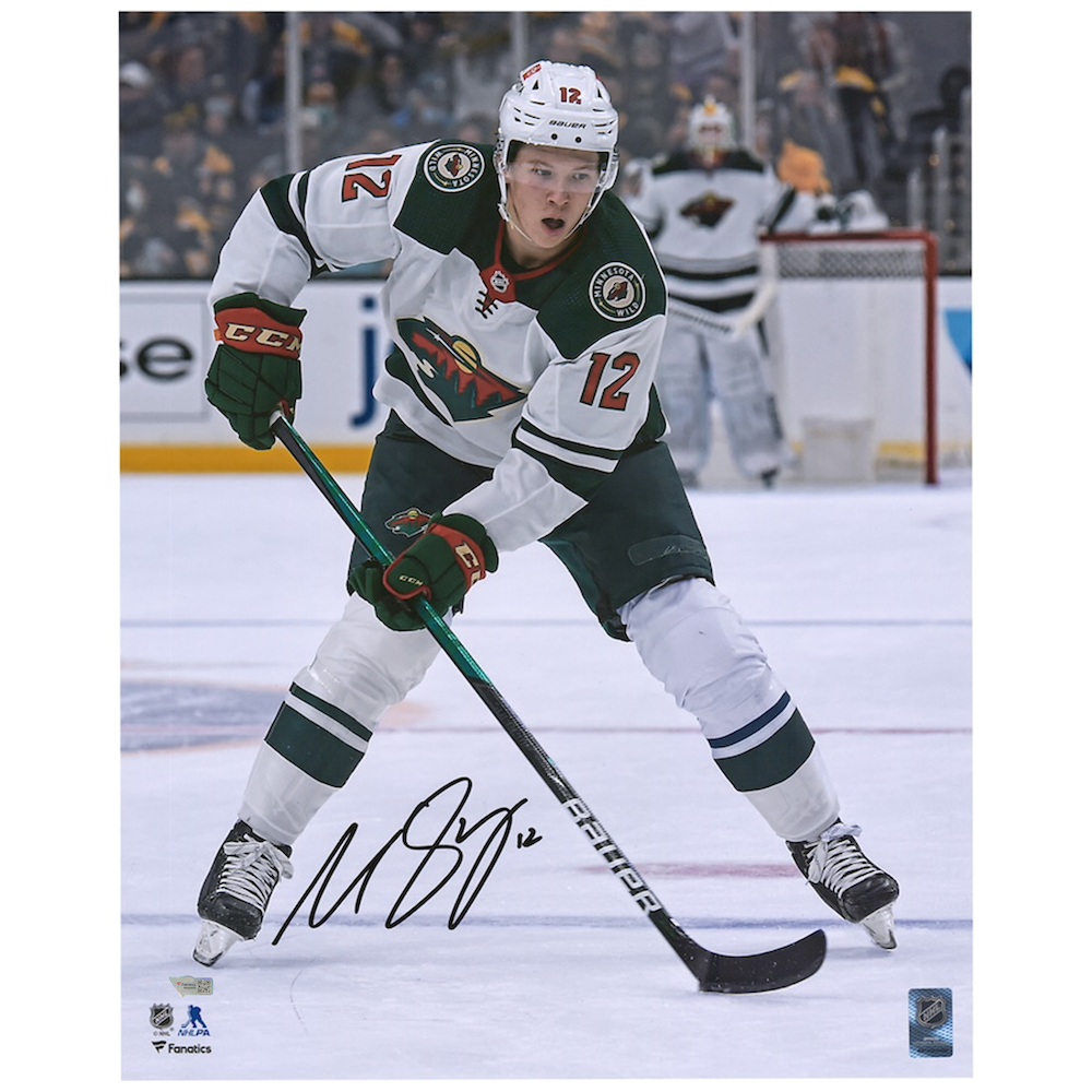 MATTHEW BOLDY Autographed Minnesota Wild Debut 16" x 20" Photograph FANATICS