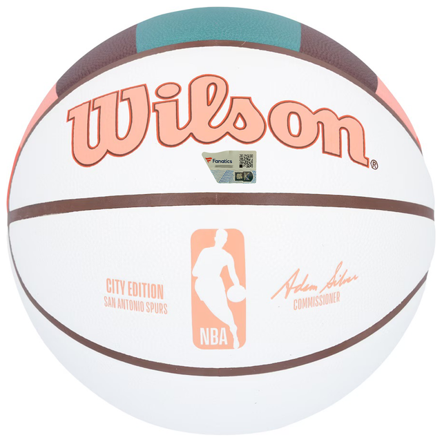 Victor Wembanyama Autographed San Antonio Spurs 2023-24 City Edition Basketball Fanatics