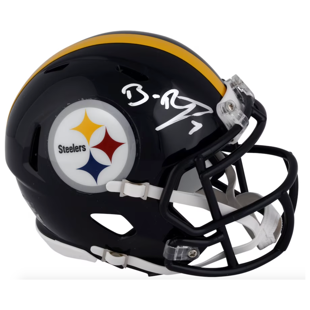 Ben Roethlisberger Autographed Pittsburgh Steelers Mini Speed Helmet Fanatics