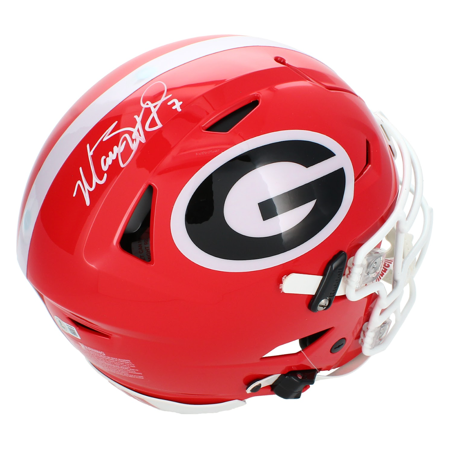 Matthew Stafford Autographed Georgia Bulldogs Speedflex Authentic Helmet Beckett