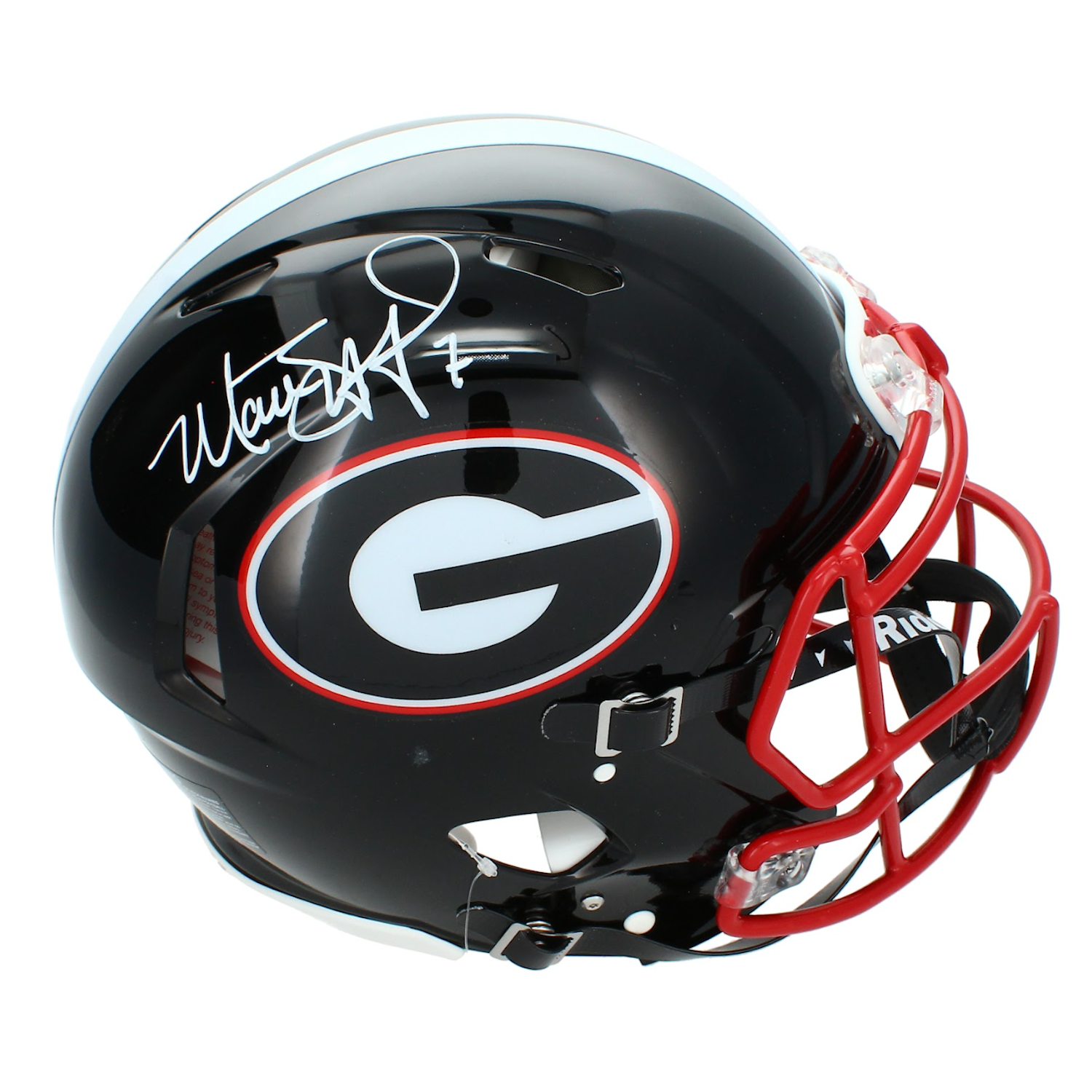 Matthew Stafford Autographed Georgia Bulldogs Alternate Black Authentic Speed Helmet Beckett