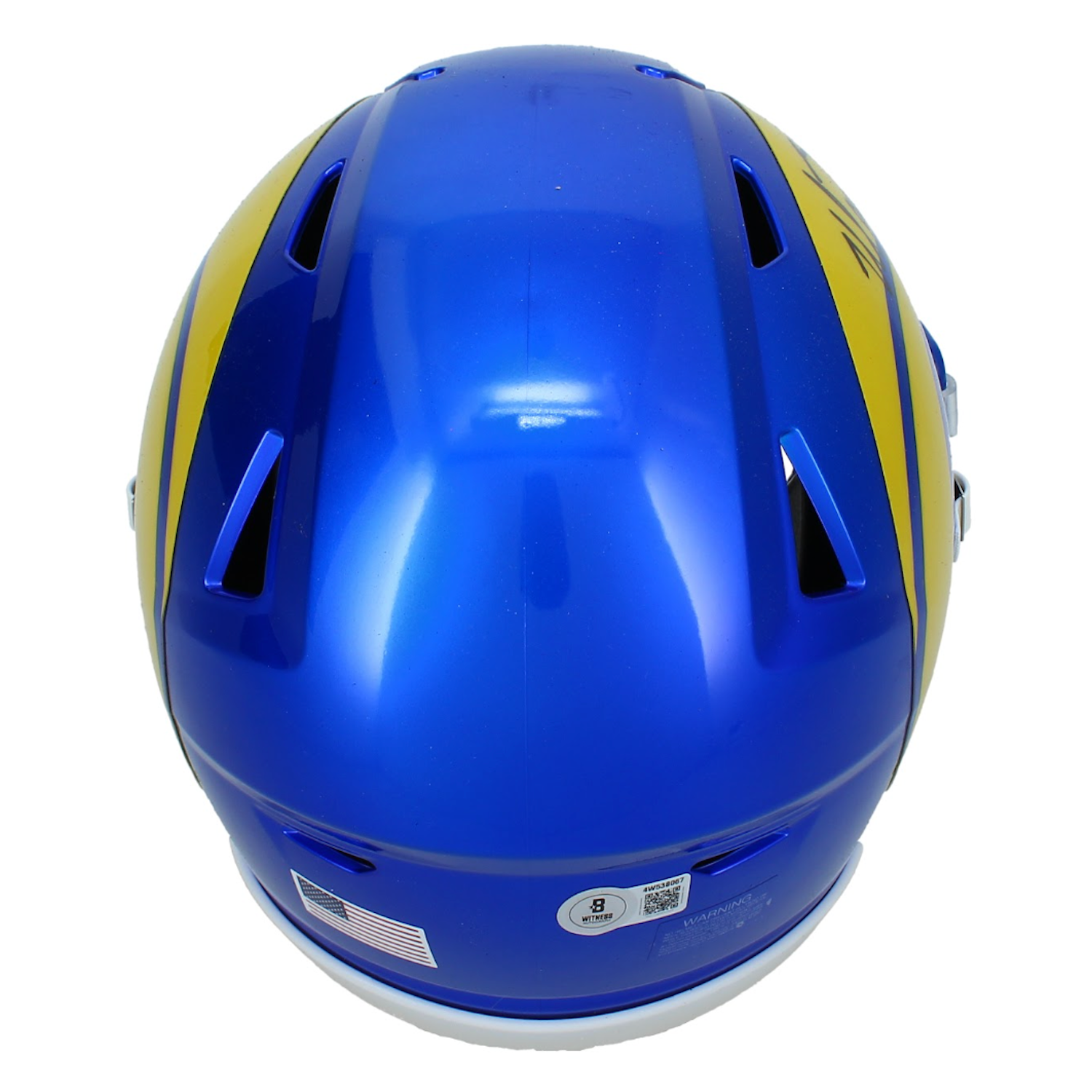Matthew Stafford Autographed Los Angeles Rams Mid-Size SpeedFlex Midi Helmet Beckett