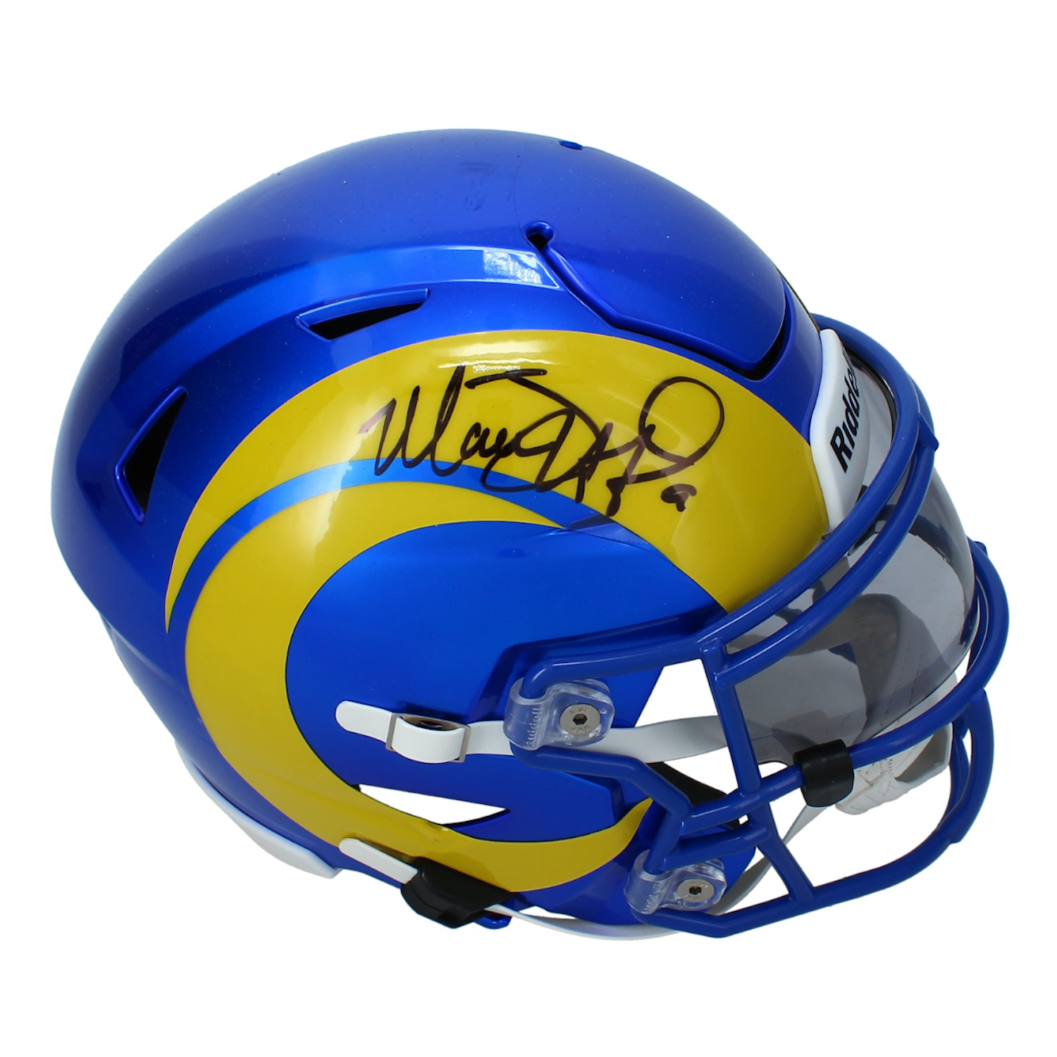 Matthew Stafford Autographed Los Angeles Rams Mid-Size SpeedFlex Midi Helmet Beckett