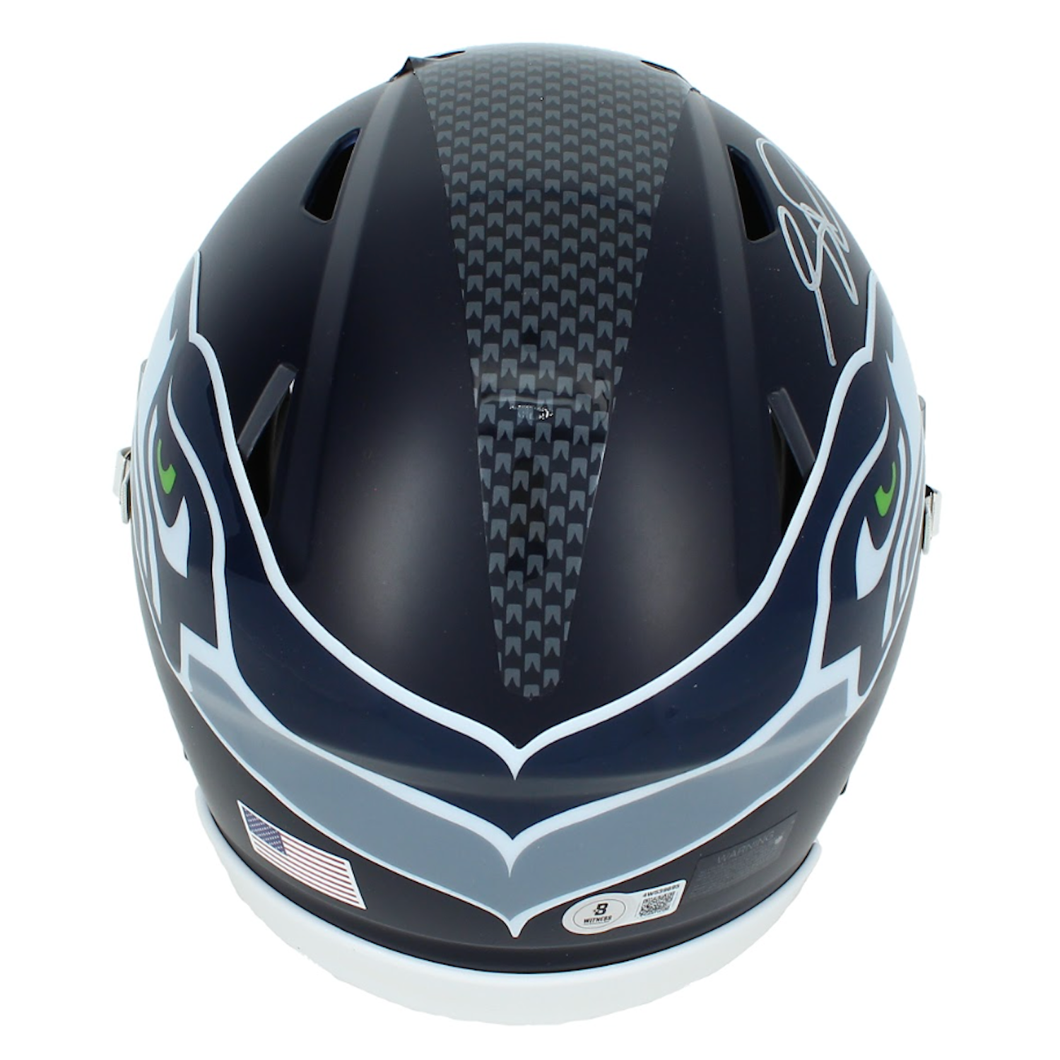 Sam Darnold Autographed Seahawks Mid-Size SpeedFlex MIDI Helmet Beckett