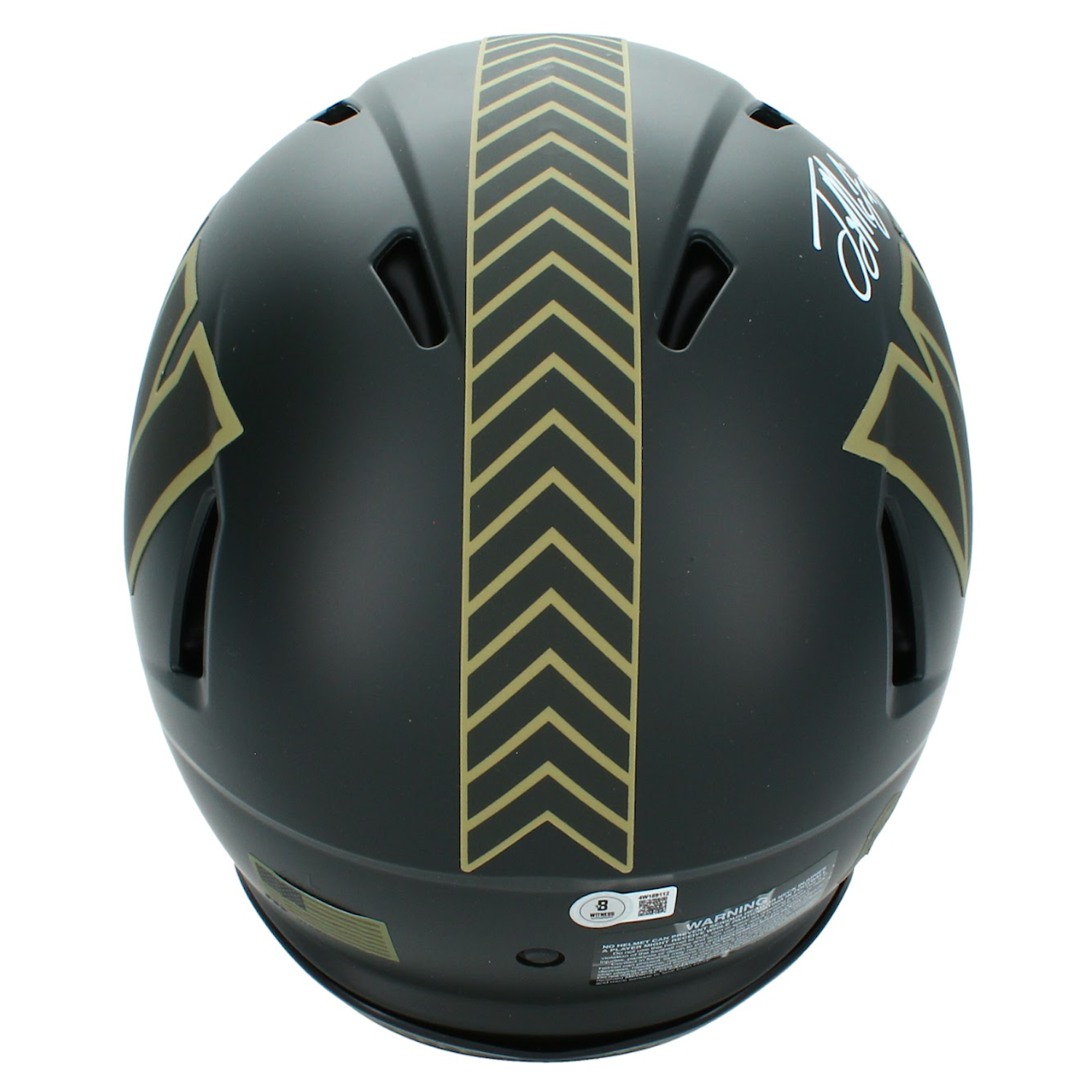 Terry McLaurin Autographed Washington Commanders 2025 Salute to Service Speed Authentic Helmet Beckett