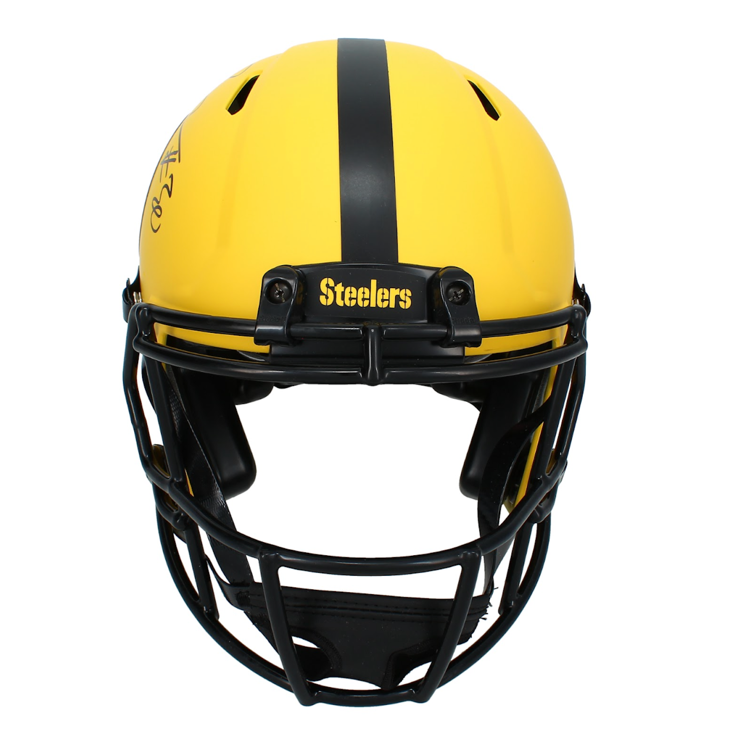 Jaylen Warren Autographed Pittsburgh Steelers 'RAVE' Speed Authentic Helmet Beckett