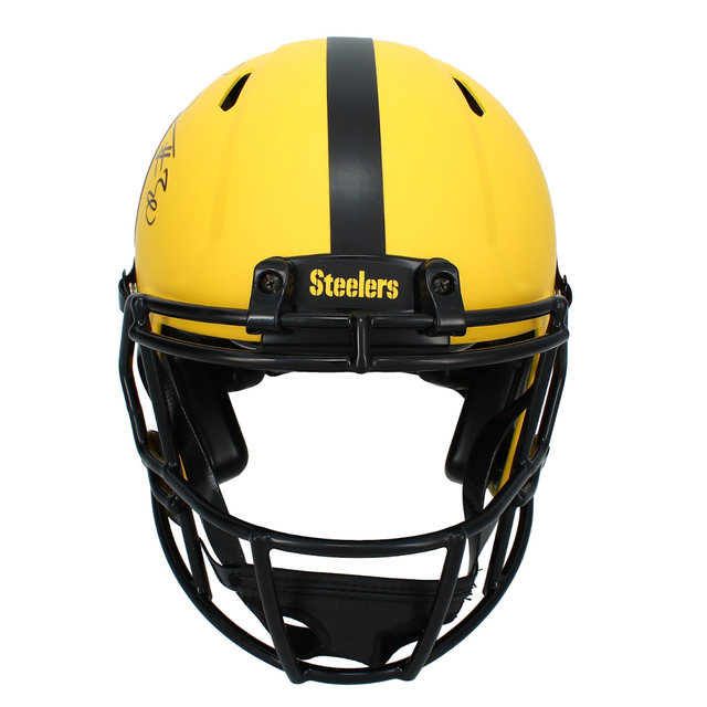 Jaylen Warren Autographed Pittsburgh Steelers 'RAVE' Speed Authentic Helmet Beckett