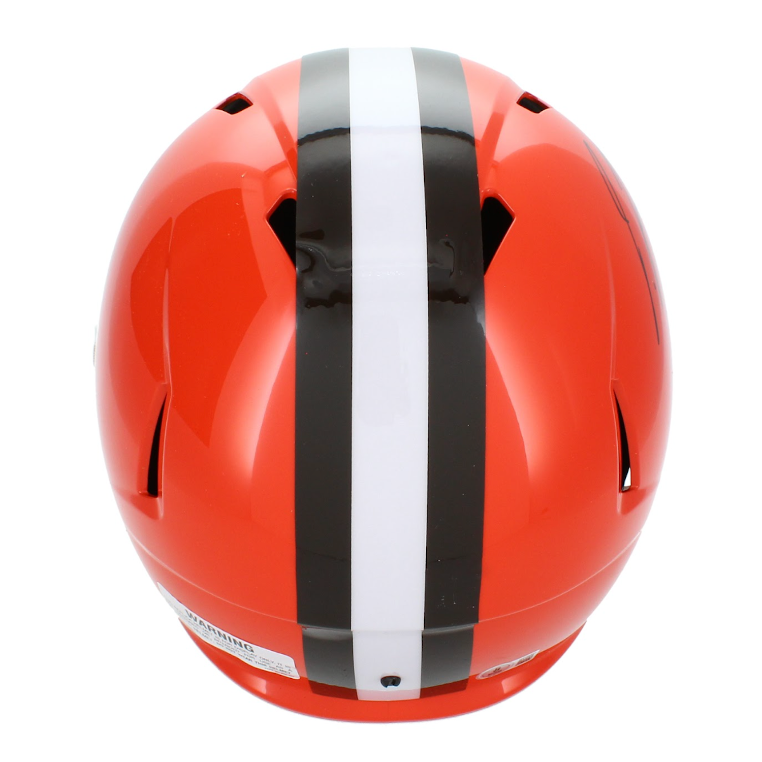 Jerry Jeudy Autographed Cleveland Browns 1975-05 Throwback Speed Full Size Helmet Beckett