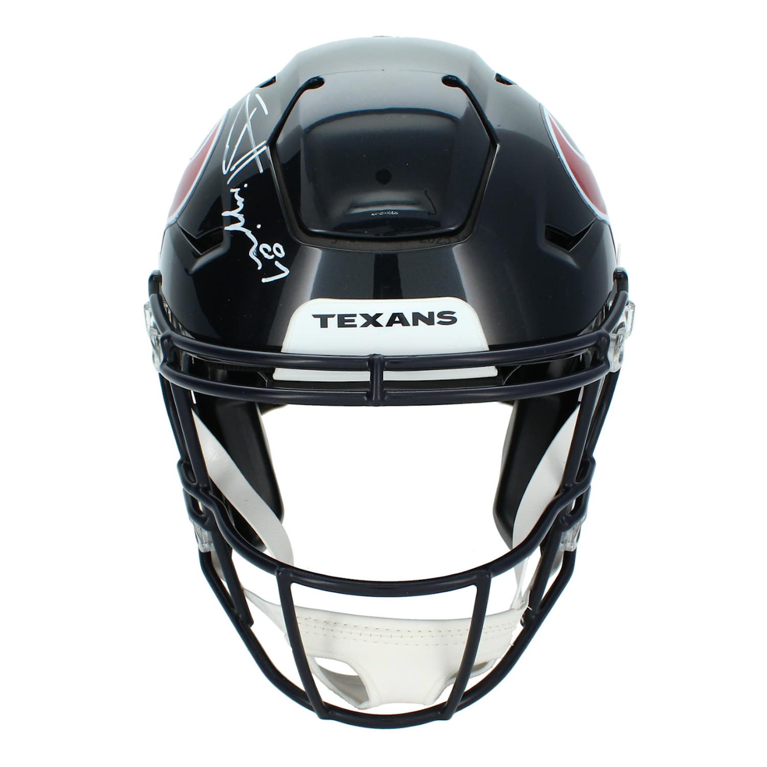 Jayden Higgins Autographed Houston Texans SpeedFlex Authentic Helmet Beckett
