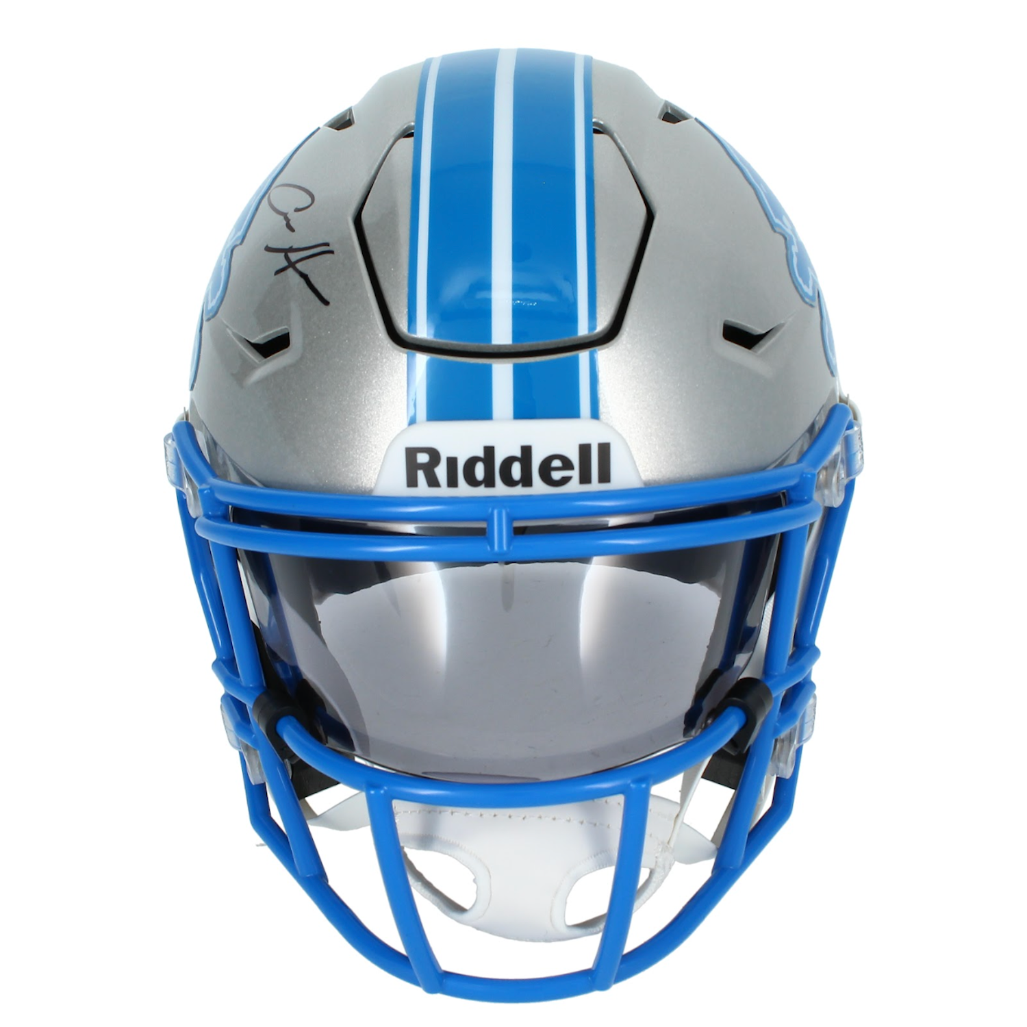 Aidan Hutchinson Autographed Detroit Lions Mid-Size Speedflex Midi Helmet Beckett