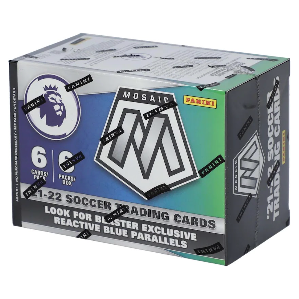 2021-22 Panini Mosaic Soccer Premier League Factory Sealed Blaster Box FANATICS