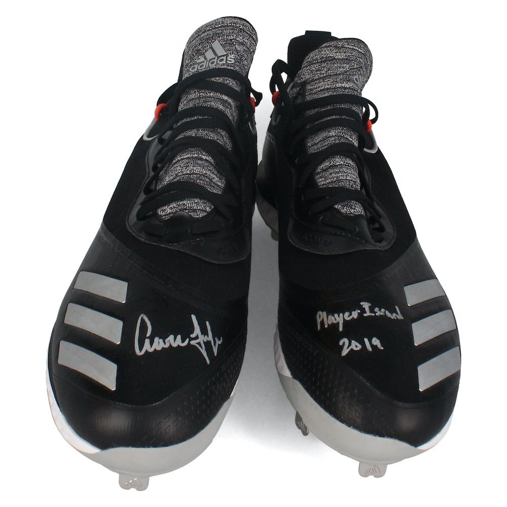 Aaron Judge Autographed "Player Issued 2019" Authentic Adidas Cleats Fanatics