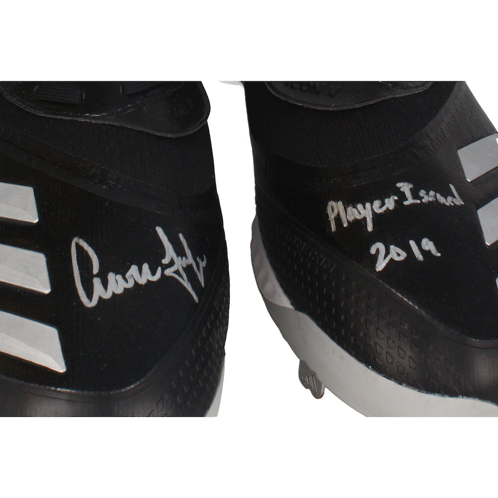Aaron Judge Autographed "Player Issued 2019" Authentic Adidas Cleats Fanatics