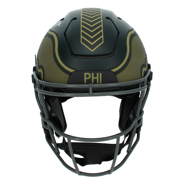 Randall Cunningham Autographed Philadelphia Eagles 2025 Salute to Service SpeedFlex Authentic Helmet Beckett