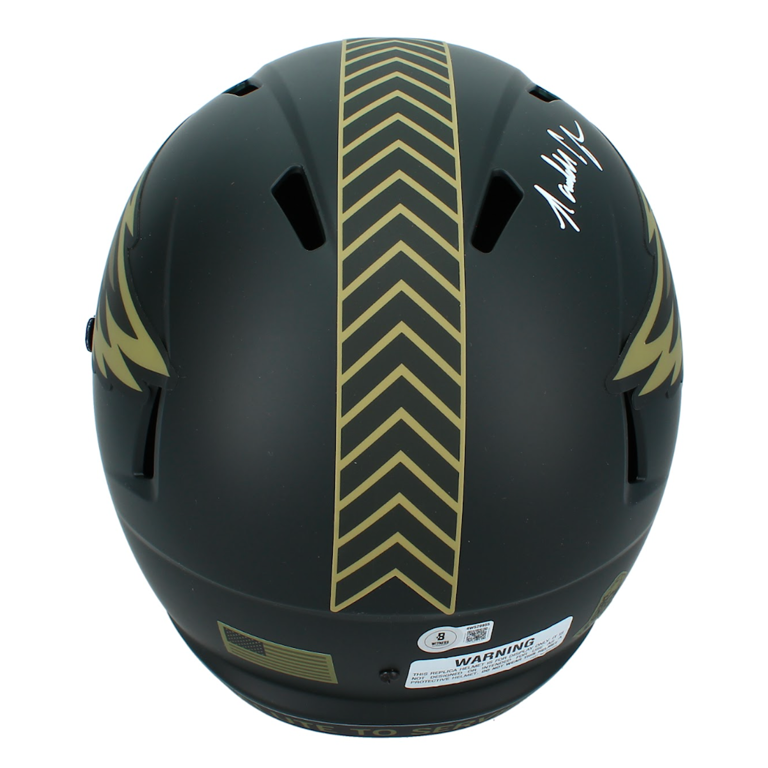 Randall Cunningham Autographed Philadelphia Eagles '2025 STS' Full Size Speed Helmet Beckett