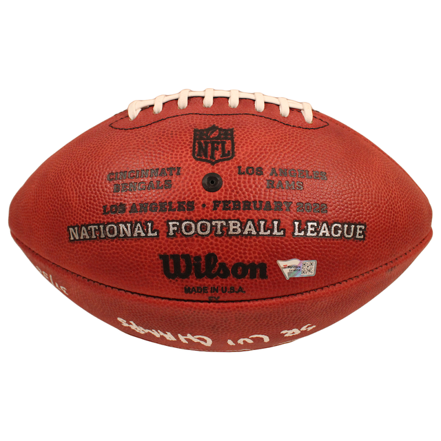 COOPER KUPP Autographed "SB LVI Champs" Super Bowl Champ Football FANATICS LE 56