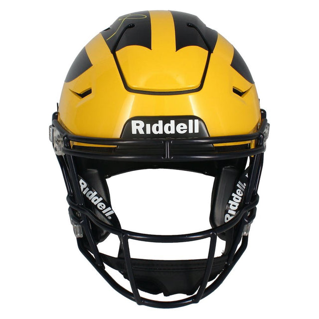 Tom Brady Autographed Michigan Wolverines Authentic Speed Flex Helmet Fanatics