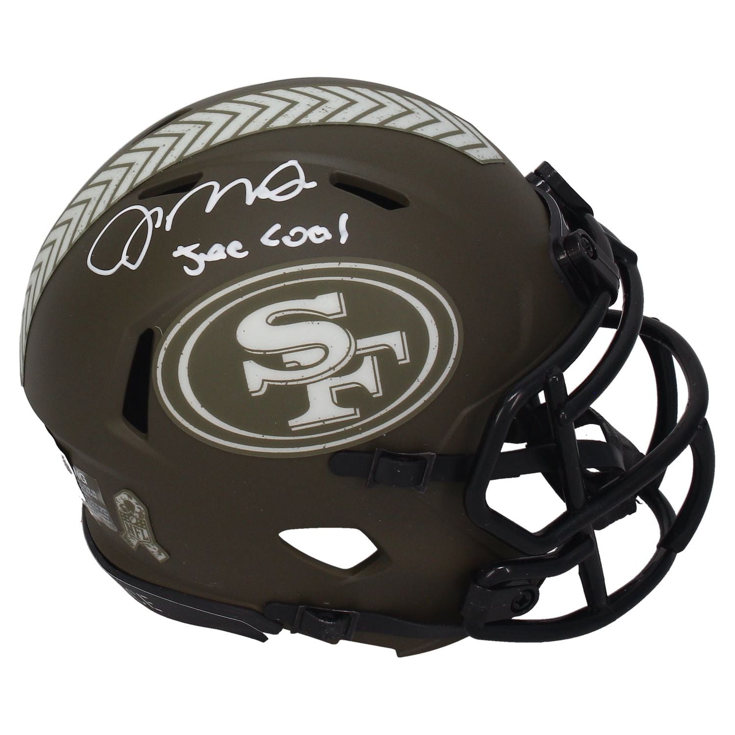 Joe Montana Autographed "Joe Cool" 49ers STS Mini Helmet Fanatics LE 24