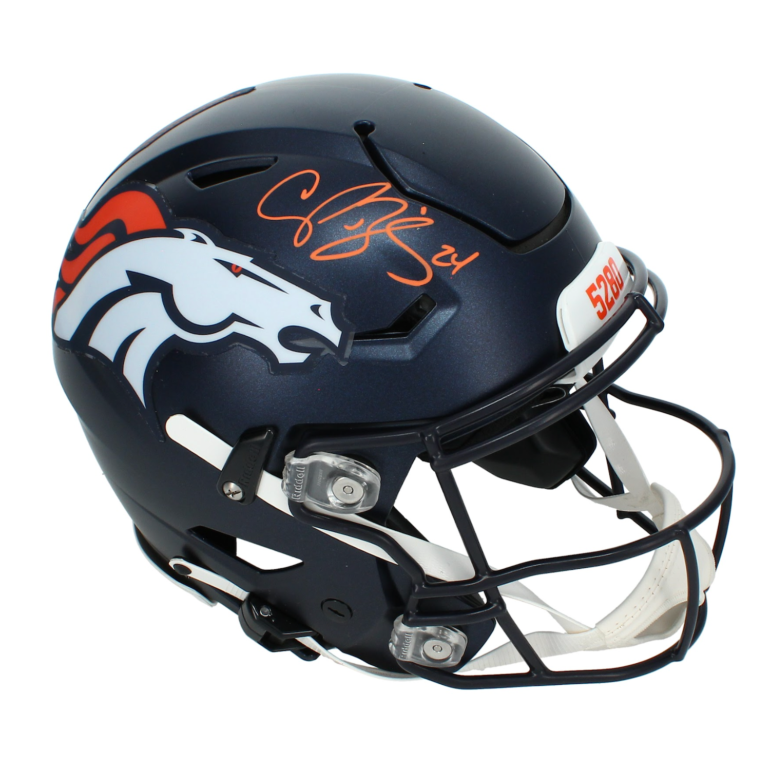 Champ Bailey Autographed Denver Broncos SpeedFlex Authentic Helmet Beckett