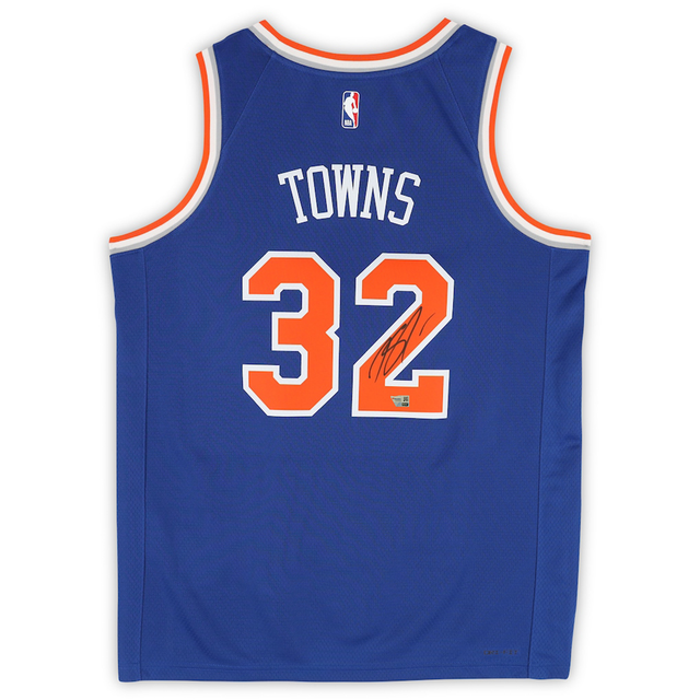 Karl-Anthony Towns Autographed New York Knicks Nike Swingman Jersey Fanatics