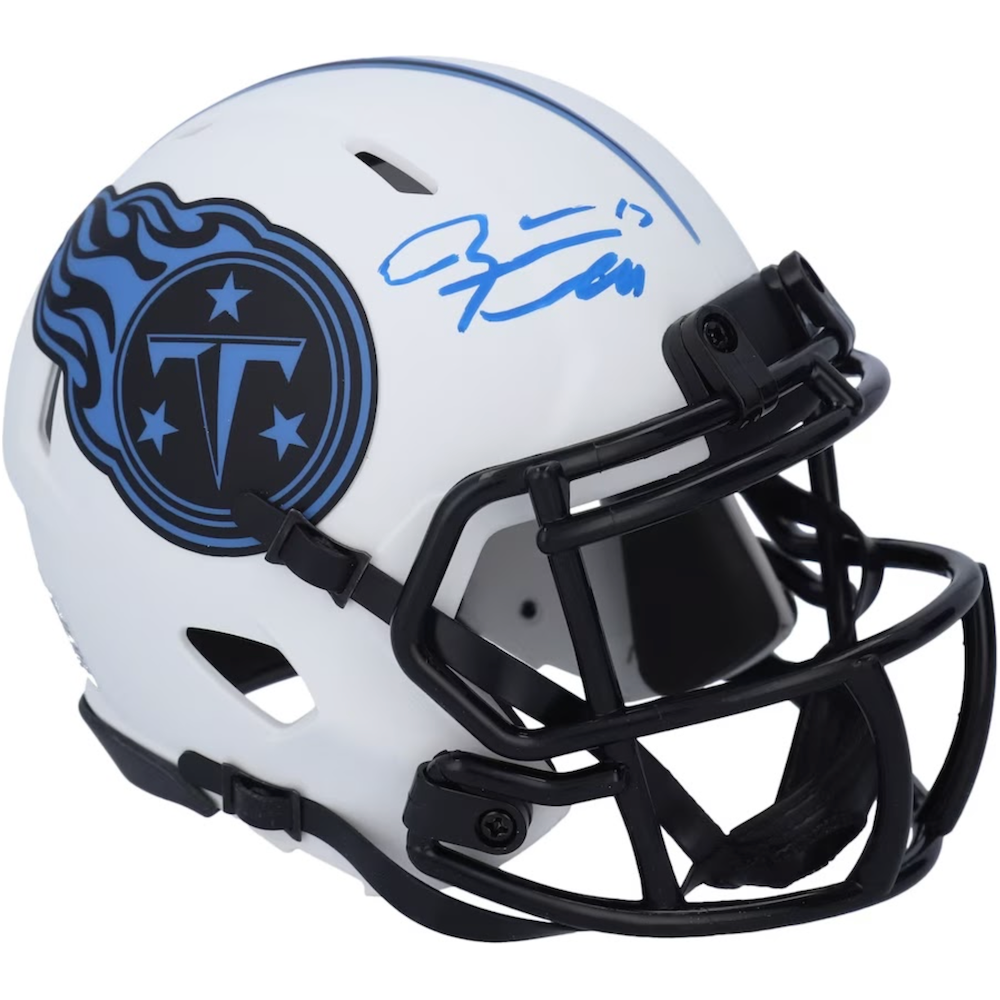 Ryan Tannehill Autographed Titans Lunar Eclipse Mini Speed Helmet Fanatics