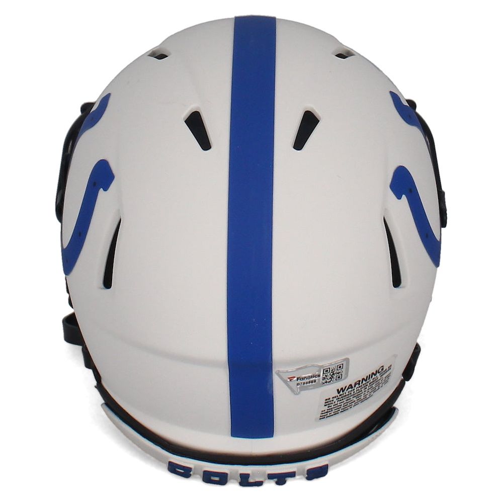 Peyton Manning Autographed Colts Lunar Eclipse Mini Helmet w/ Visor Fanatics