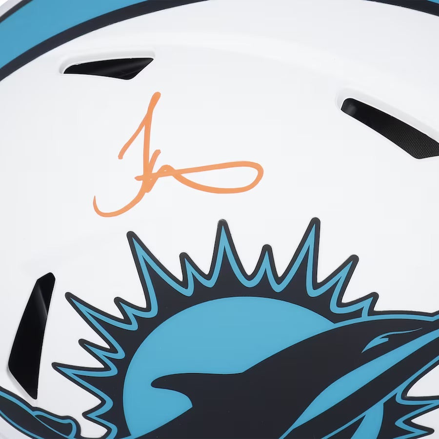 Tyreek Hill Autographed Dolphins Lunar Eclipse Authentic Speed Helmet Fanatics