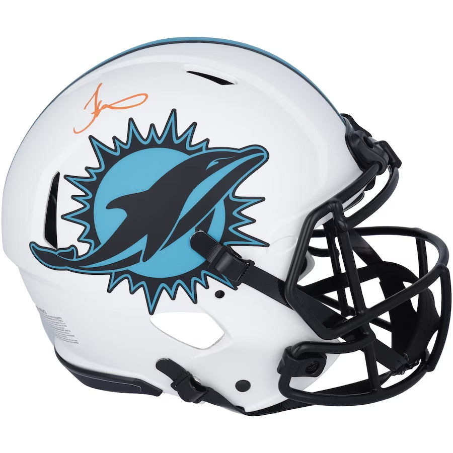 Tyreek Hill Autographed Dolphins Lunar Eclipse Authentic Speed Helmet Fanatics