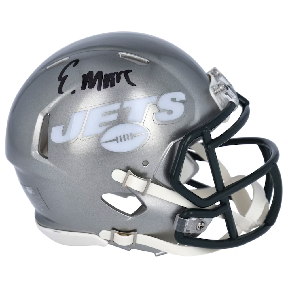 Elijah Moore Autographed New York Jets Flash Mini Speed Helmet Fanatics