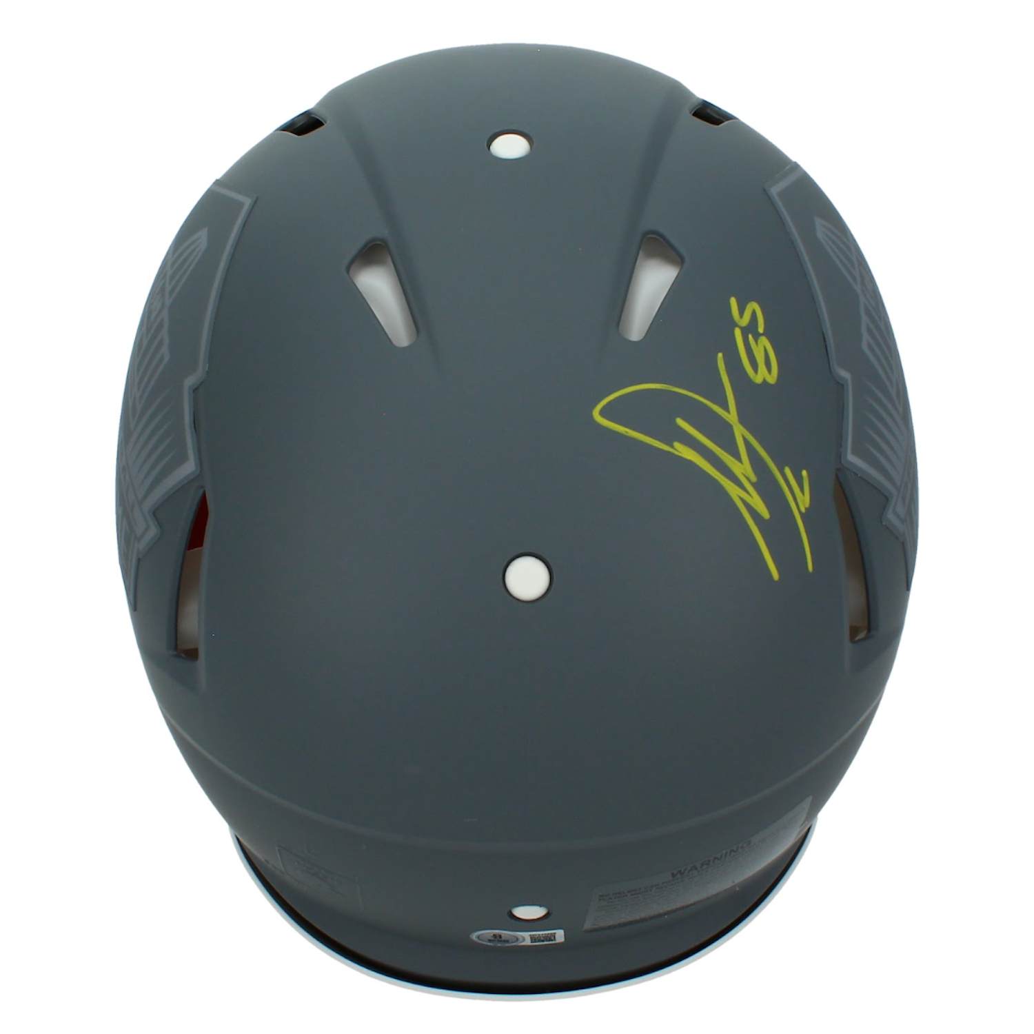 Antonio Gates Autographed Hall of Fame Logo Slate Speed Authentic Helmet Beckett