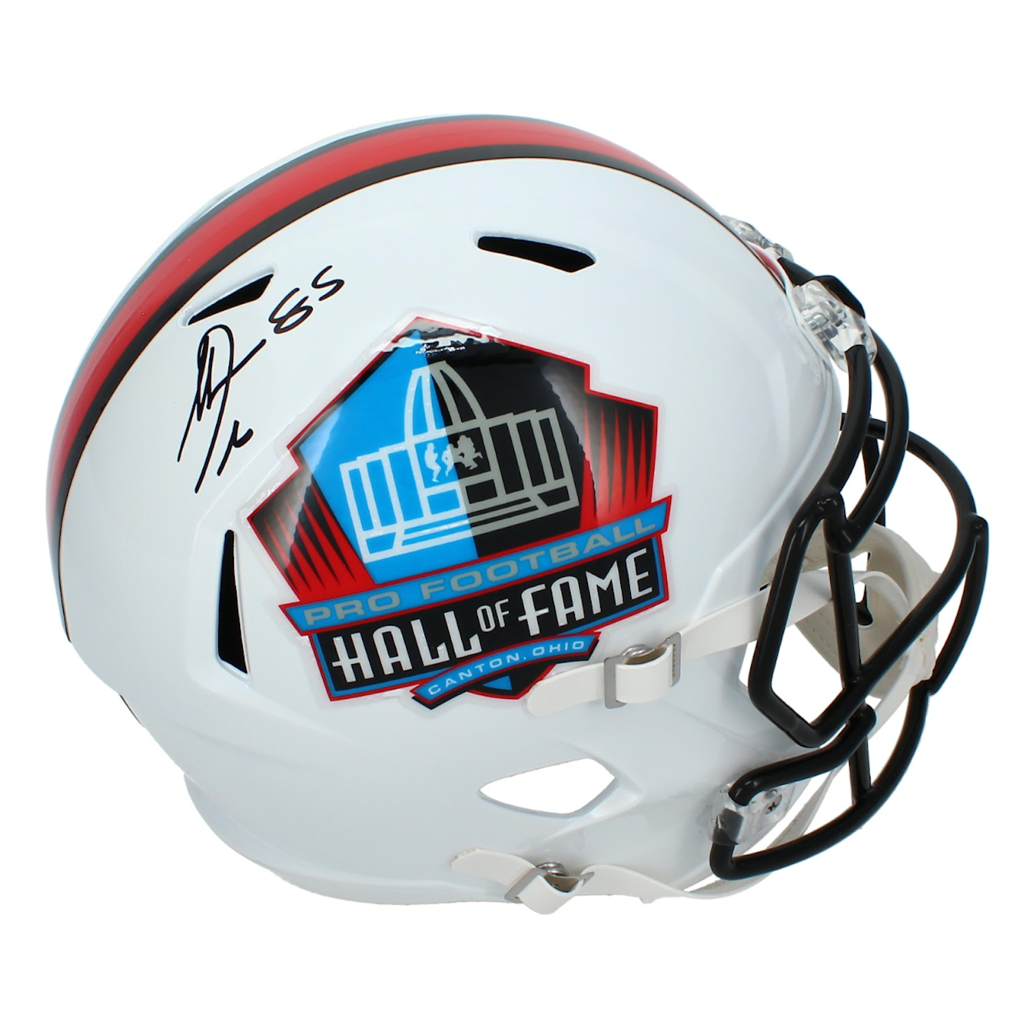 Antonio Gates Autographed Hall of Fame Logo Full Size Speed Helmet Beckett