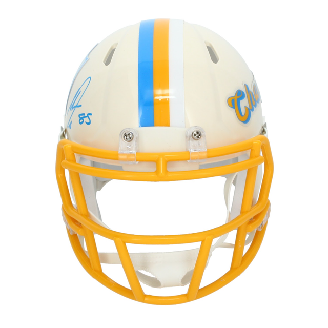 Antonio Gates Autographed Los Angeles Chargers 'Retro' Mini Speed Helmet Beckett