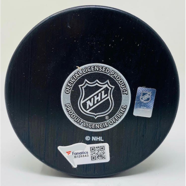 KAAPO KAHKONEN Autographed Minnesota Wild "NHL Debut 11/26/19" Official Puck FANATICS