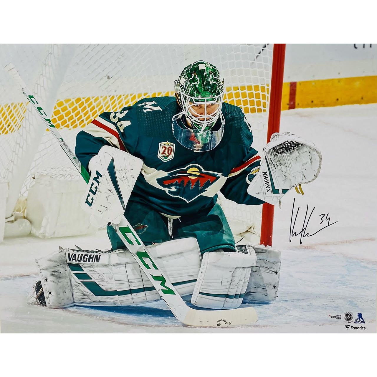 KAAPO KAHKONEN Autographed Minnesota Wild 16" x 20" Photograph FANATICS