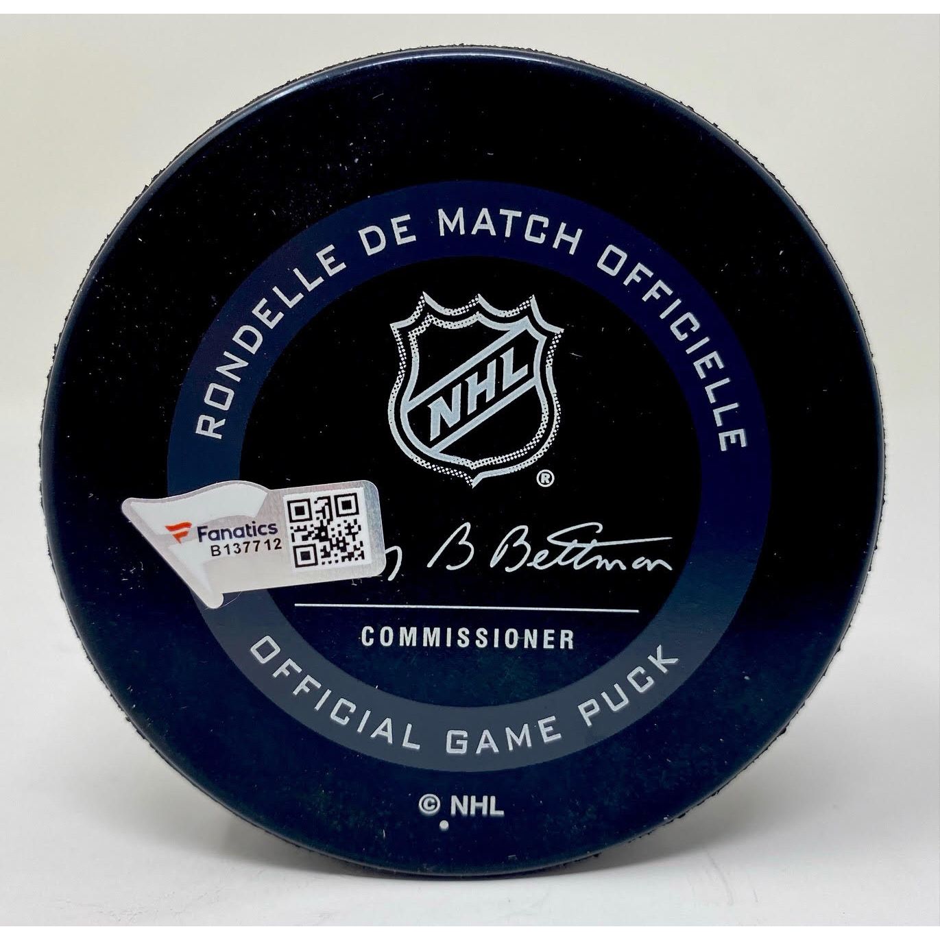 LEON DRAISAITL Autographed Edmonton Oilers "2020 HART & Art Ross" Official Game Puck FANATICS