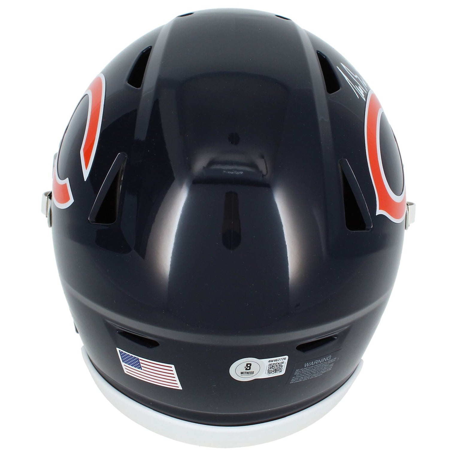 Luther Burden III Autographed Chicago Bears SpeedFlex Midi Helmet Beckett