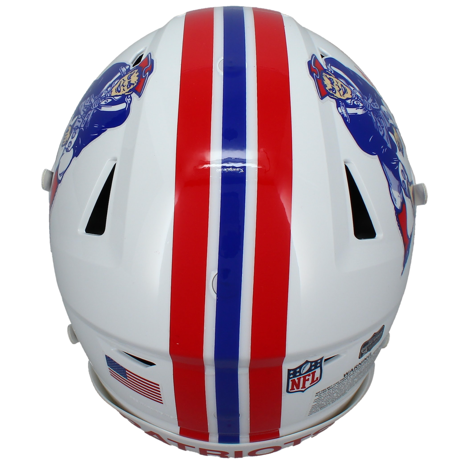 Rob Gronkowski Autographed New England Patriots 1982-89 Throwback Speedflex Authentic Helmet Radtke