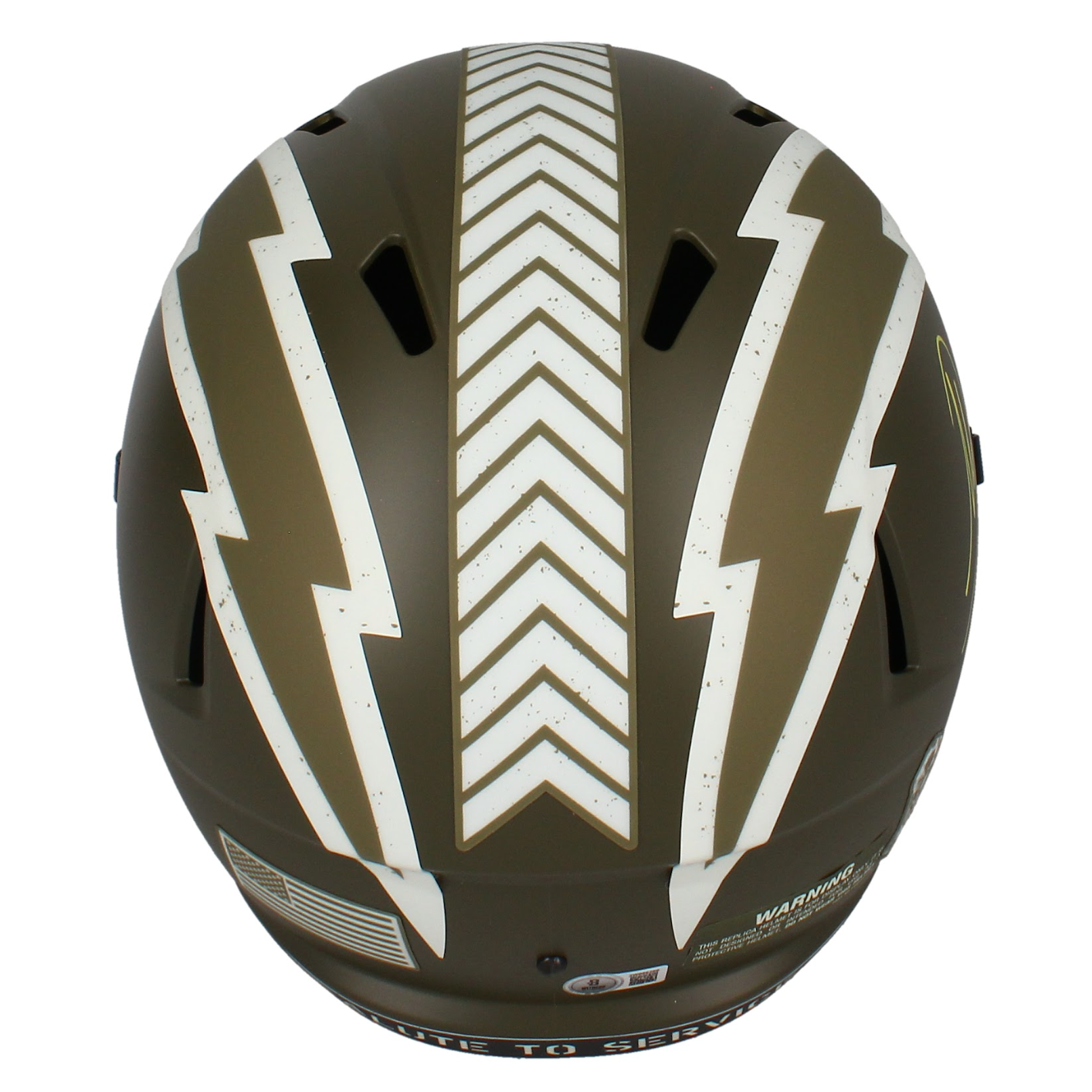 Antonio Gates Autographed Chargers 2022 STS Full Size Speed Helmet Beckett