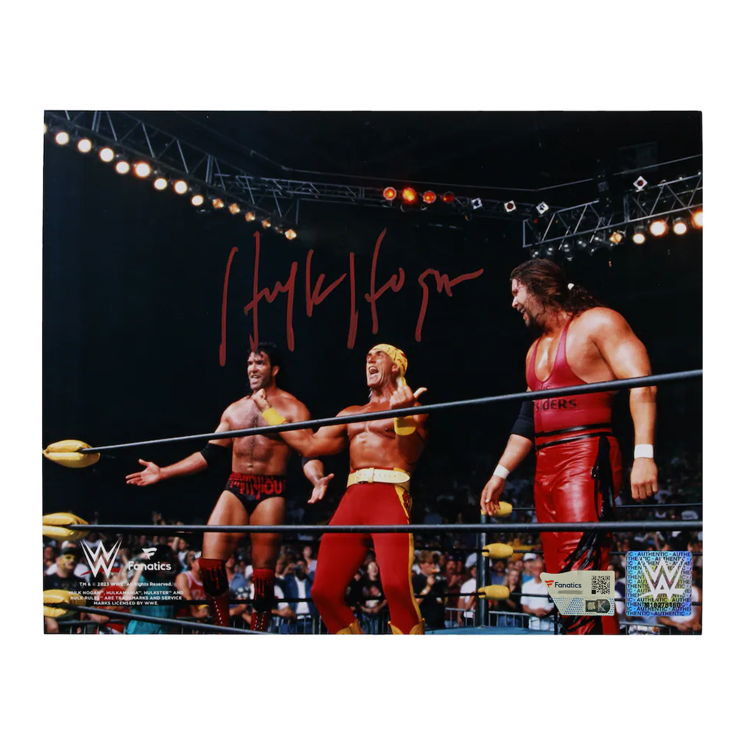 Hulk Hogan Autographed WWE NWO "1996 Bash at the Beach" 8" x 10" Photo Fanatics