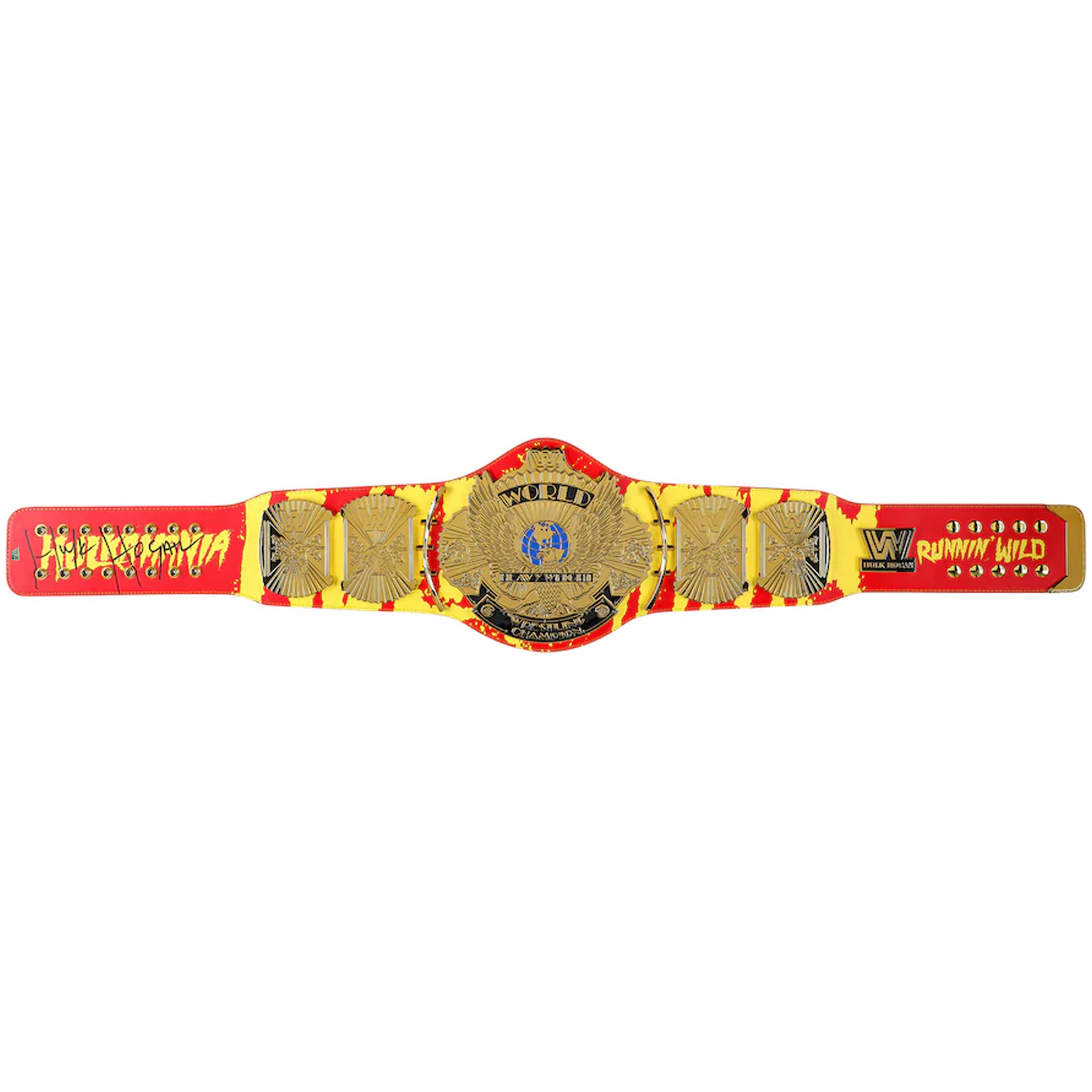 Hulk Hogan Autographed Replica WWE Signature Series Championship Belt Fanatics