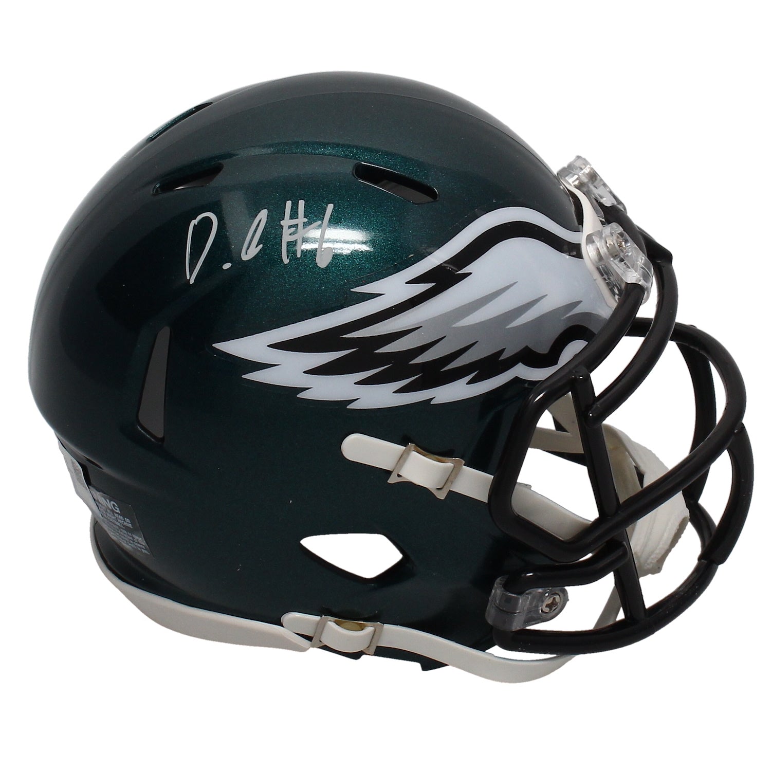 Devonta Smith Autographed Eagles Speed Mini Helmet Fanatics