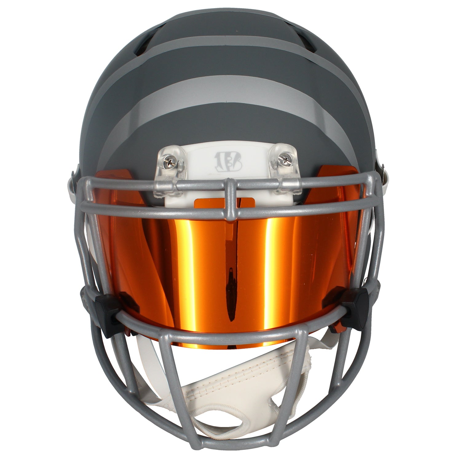 Ja'Marr Chase Autographed Cincinnati Bengals "Chosen 1" Slate Authentic Helmet w/ Visor Beckett