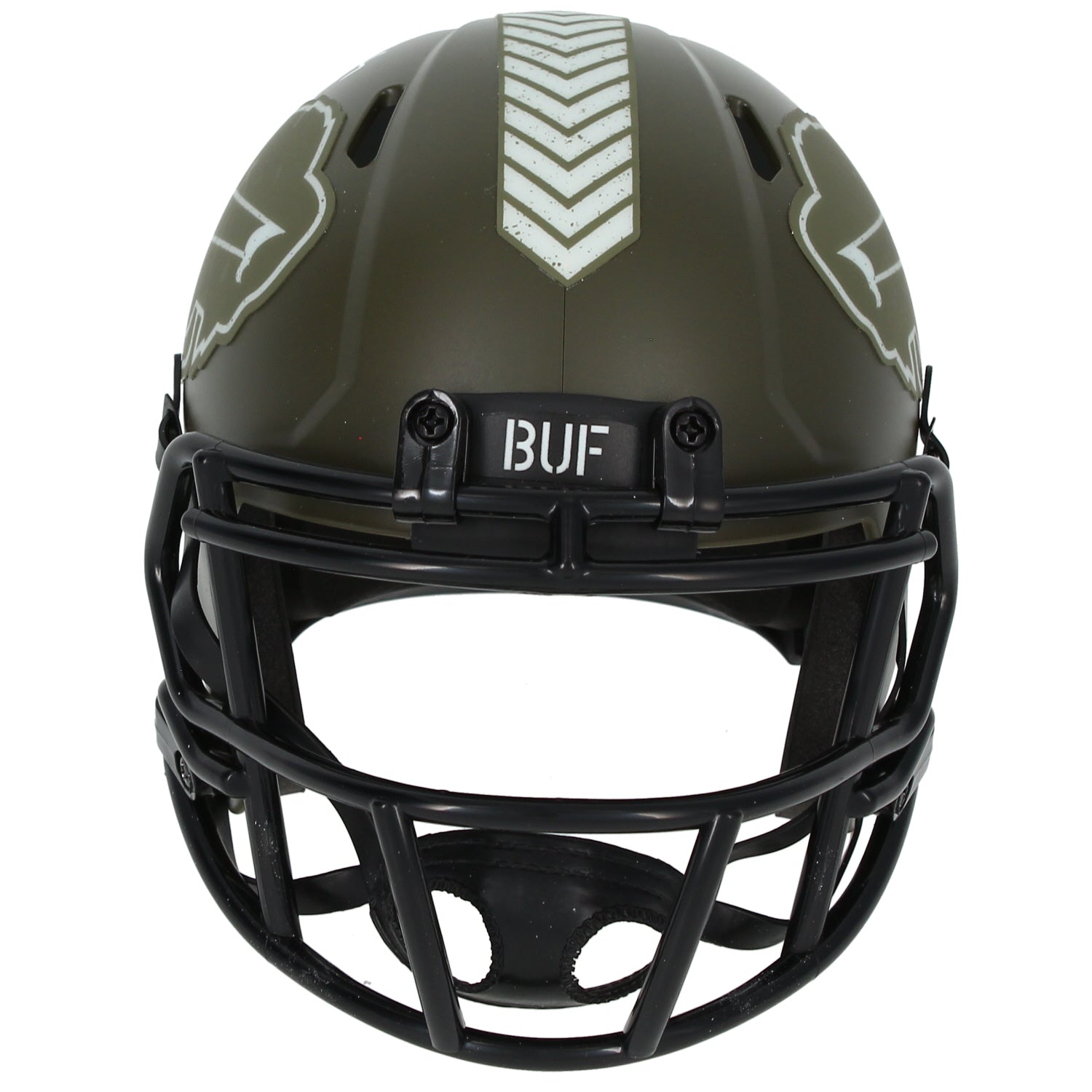James Cook Autographed Buffalo Bills 2022 Salute to Service Speed Mini Helmet Beckett