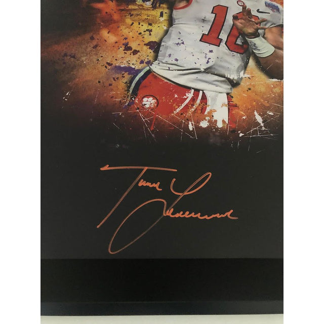 TREVOR LAWRENCE Autographed Clemson "In Focus" 20 x 24 Photograph FANATICS